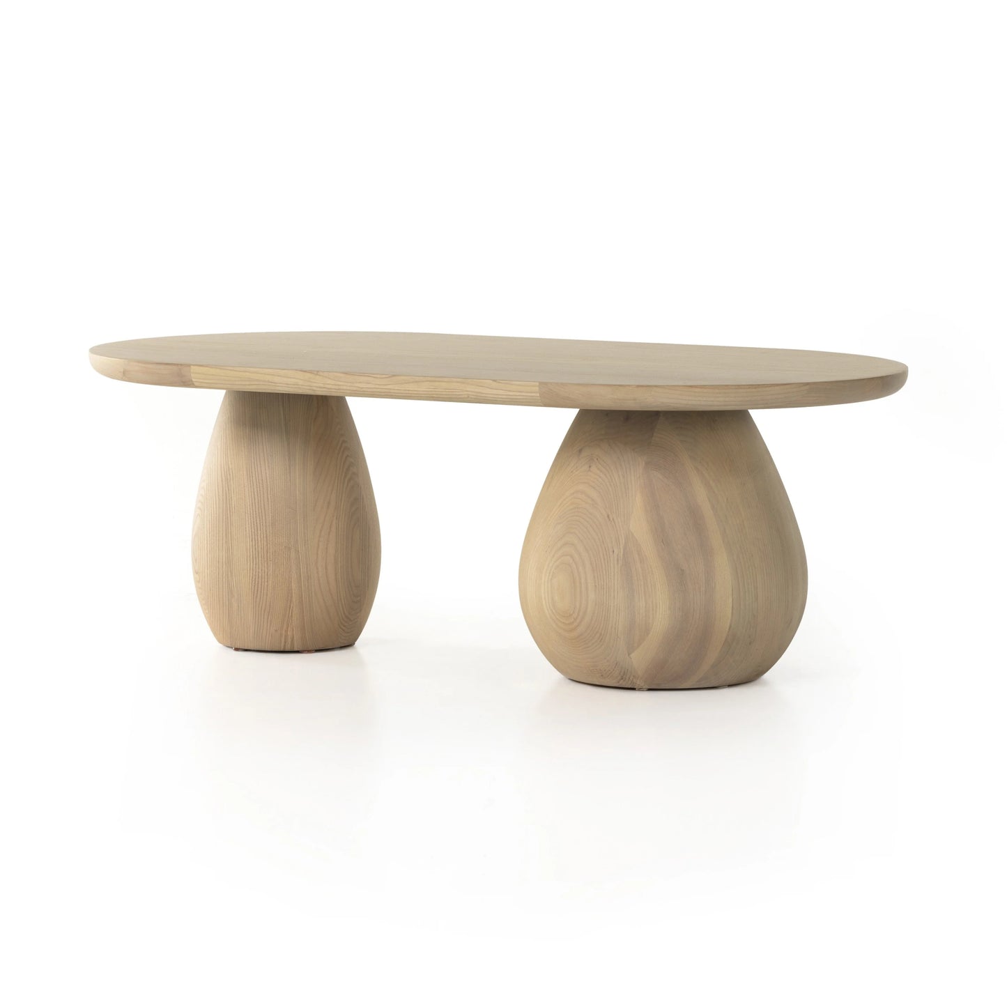 Merla Wood Coffee Table-Light Natural Ash