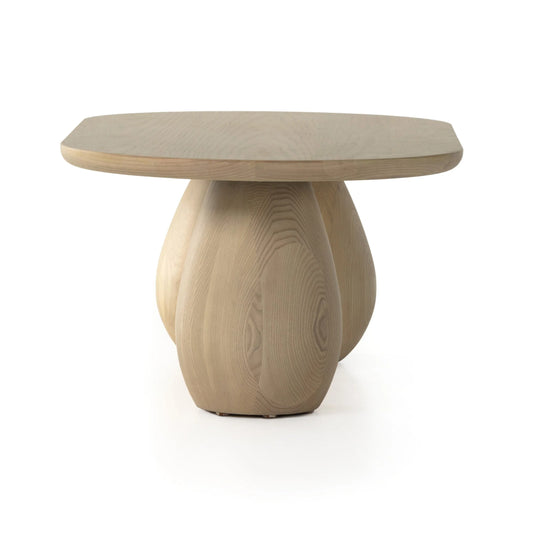 Merla Wood Coffee Table-Light Natural Ash