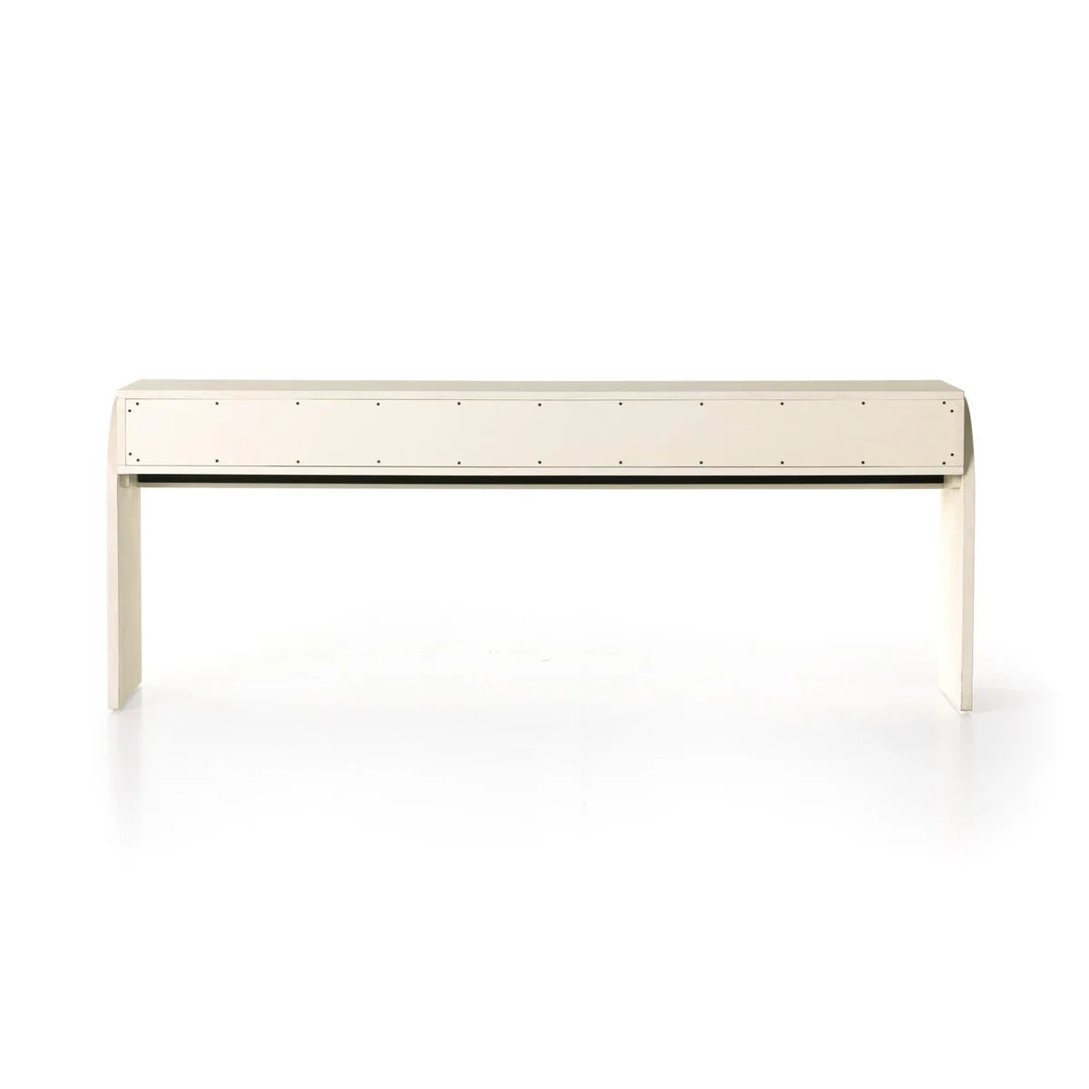 Cressida Console Table, Ivory Painted Linen