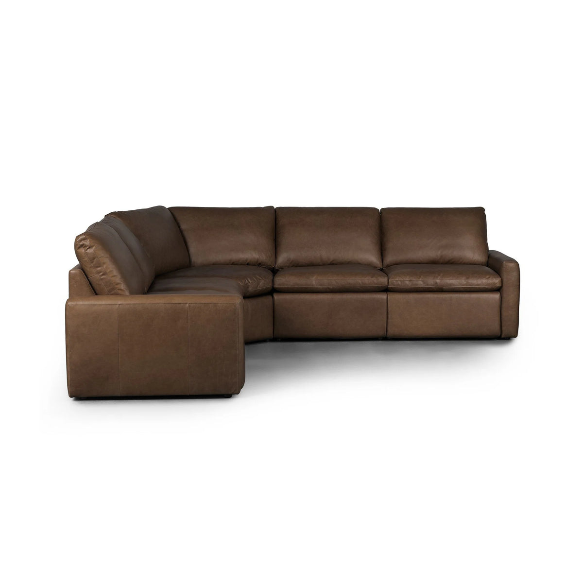 Tillery Power Recliner 5-Piece Sectional - Sonoma Coco