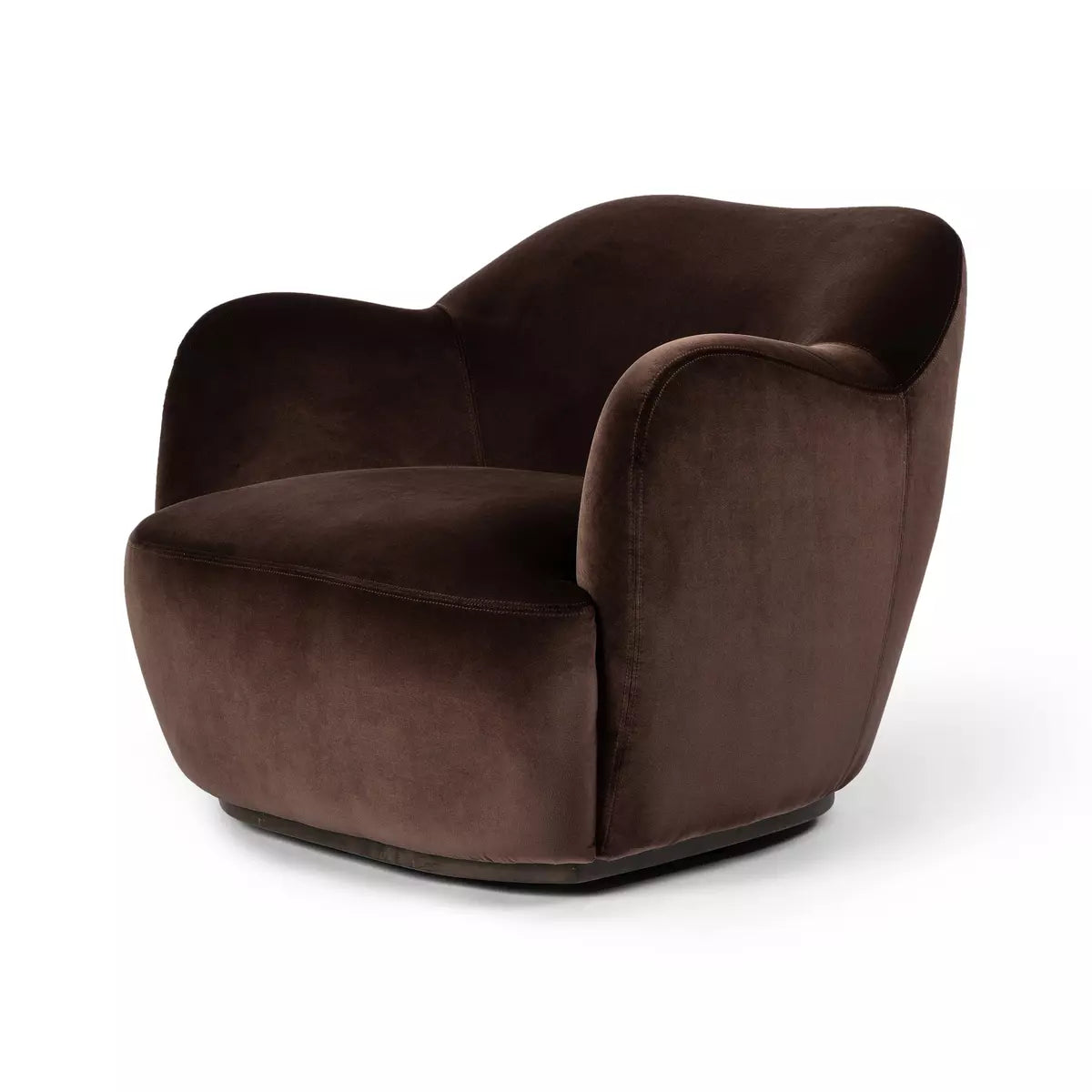 Julius Swivel Chair, Surrey Cocoa
