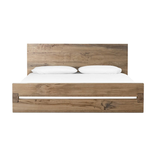 Lia Bed - Natural Reclaimed French Oak