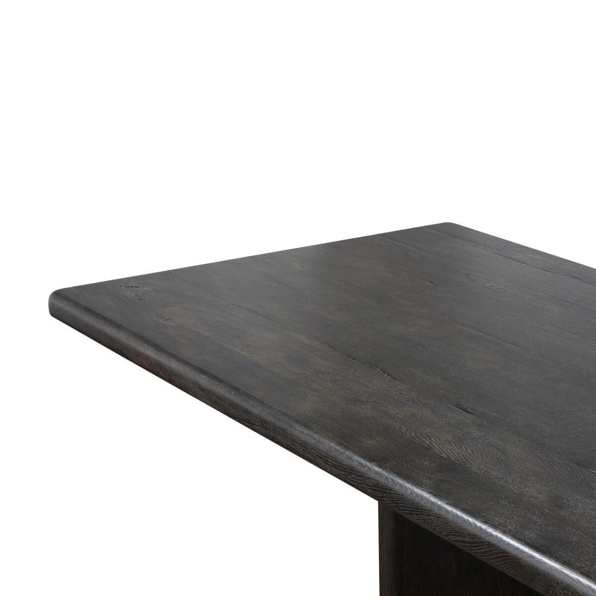 Castro Dining Table 118", Dark Espresso Reclaimed French Oak