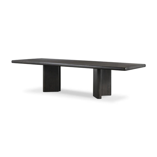 Castro Dining Table 118", Dark Espresso Reclaimed French Oak