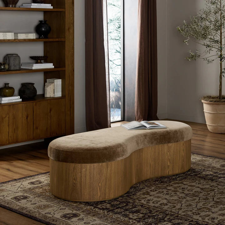 Celeste Accent Bench - Altair Mushroom