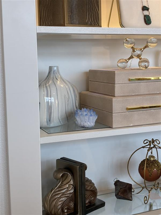 Sky Blue Phantom Quartz Crystal Cluster