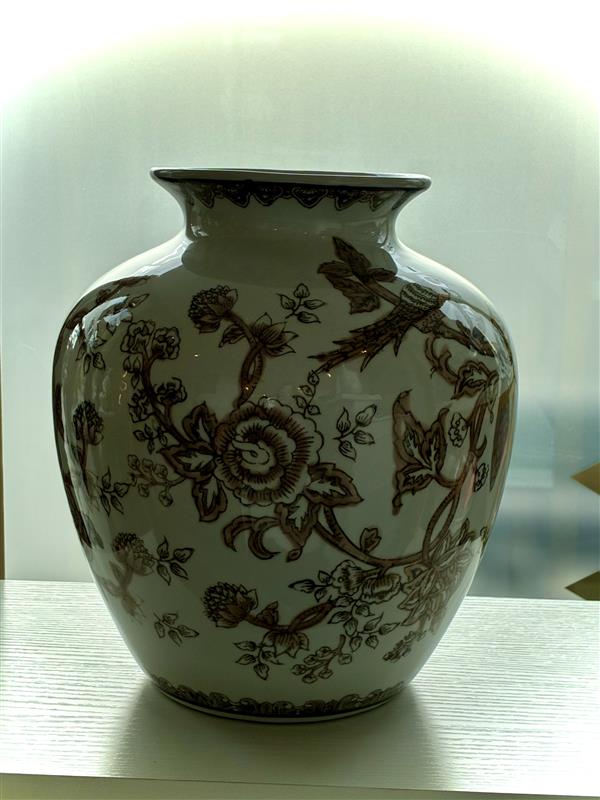 Gold China Pattern Vase