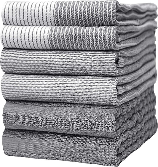 Premium Kitchen Towels (20”X 28”, 6 Pack) 