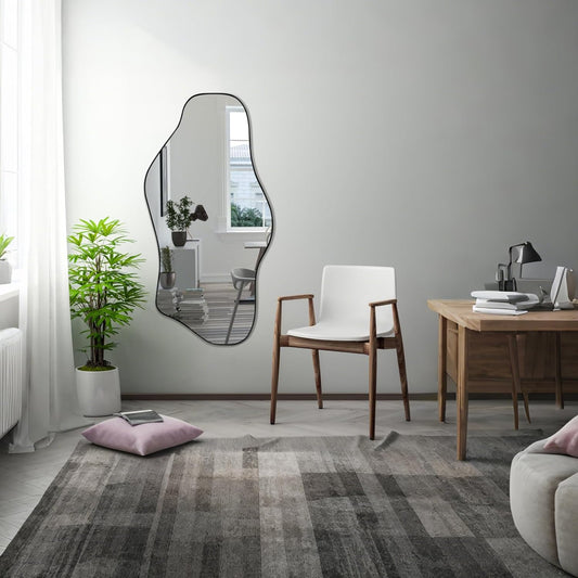 Irregular Mirror - Wall Mirrors Decorative, 47.2"X21.6" 