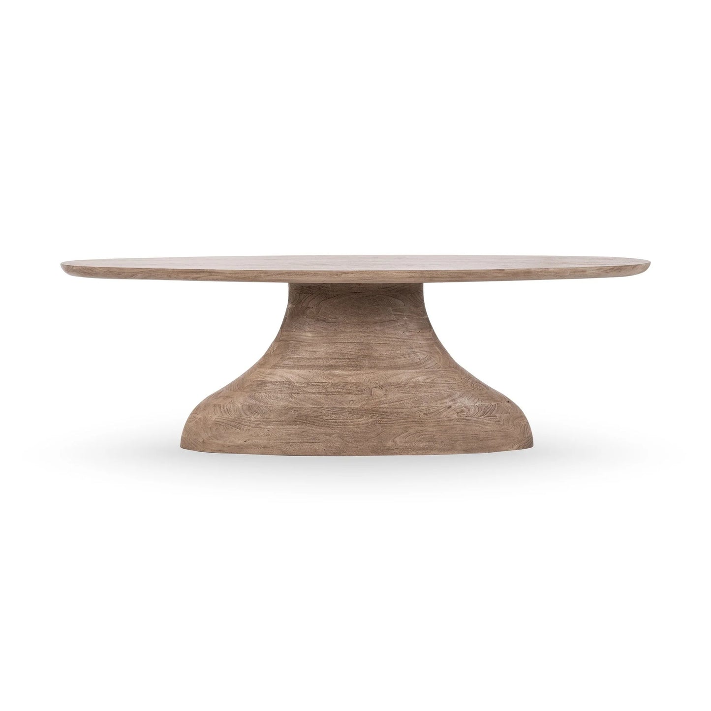 Amra Solid Wood Oval Dining Table
