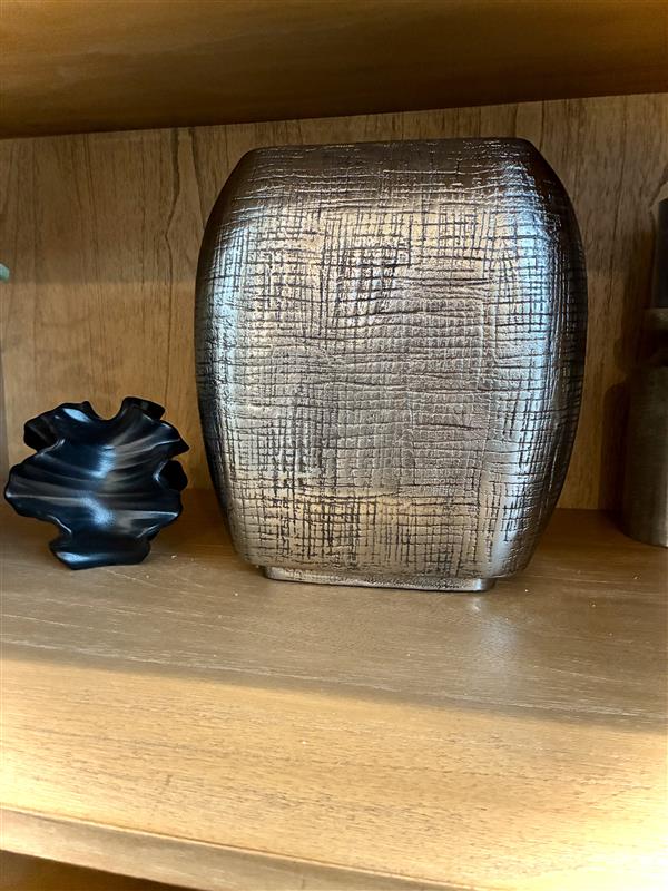 Silver Metal Vase