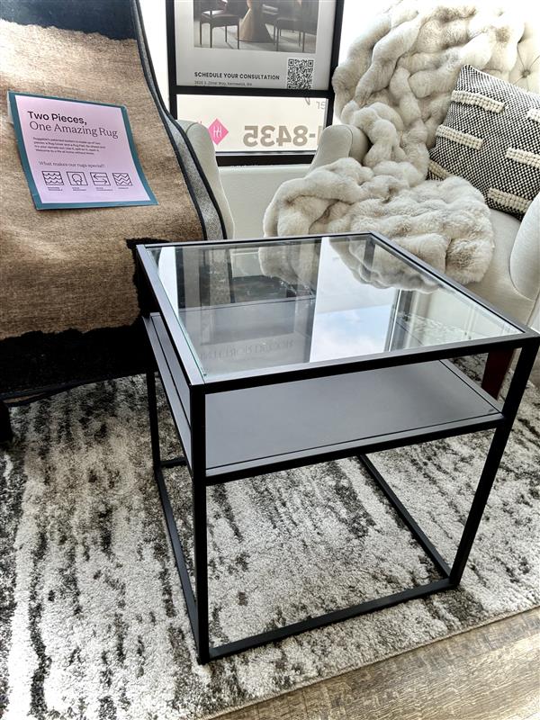 Glass Side Table