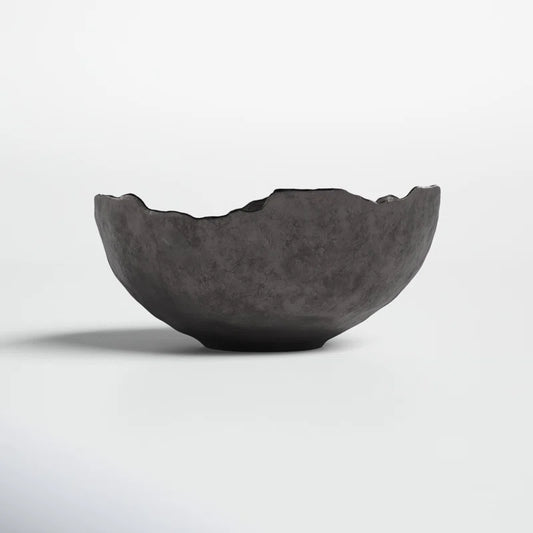 Black Metal Decorative Bowl 