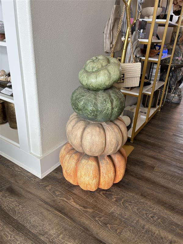 Decorative Stack of Pumpkins