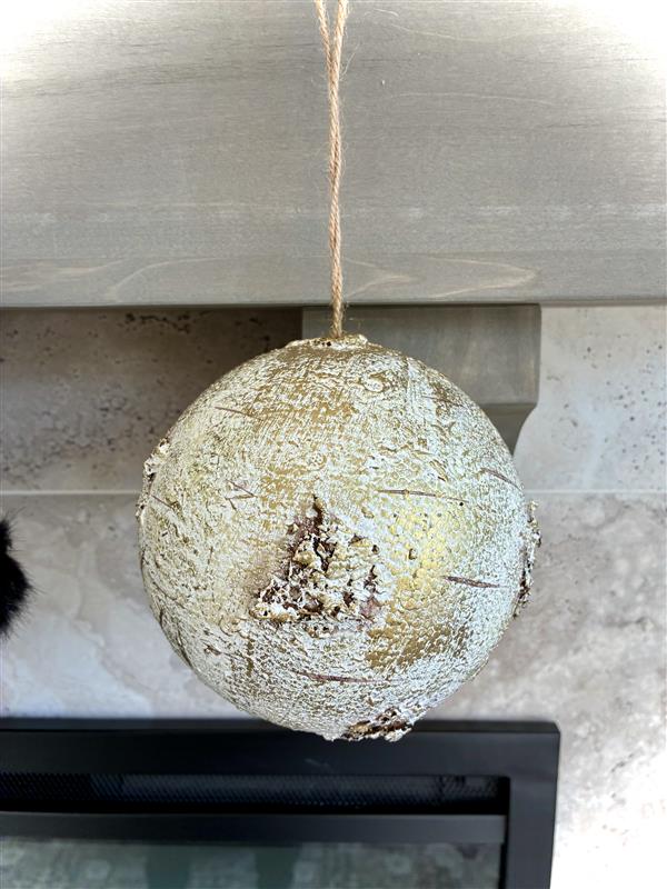 Large Wooden Oranament