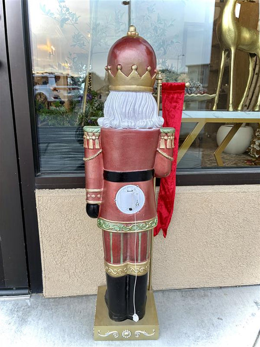 Light Up Nutcracker Statue