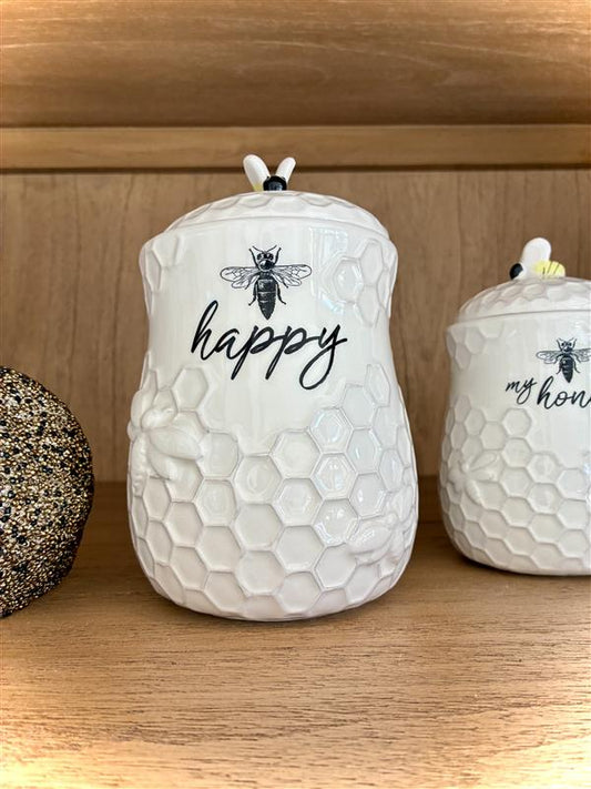 Bee Ceramic Jar/Tea Canister