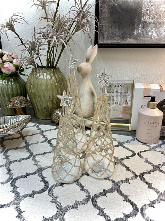 Set of 3 Light Up Christmas Trees