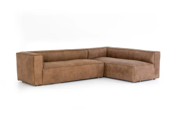 Nolita 2- Piece Left Arm Facing Sectional-Natural Washed