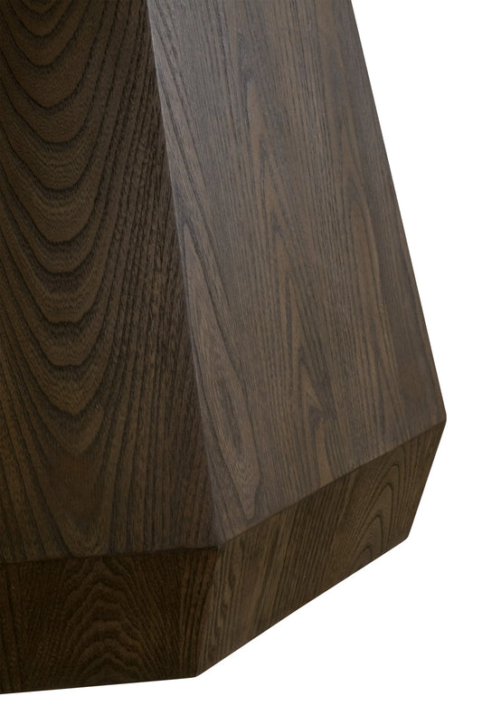Coulter 54" Round Dining Table, Burnished Brown