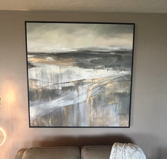 Oasis II - 54x54" Framed Canvas (In-Store Pickup Only)