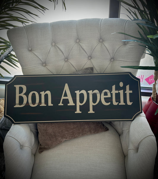 Bon Appetit Sign