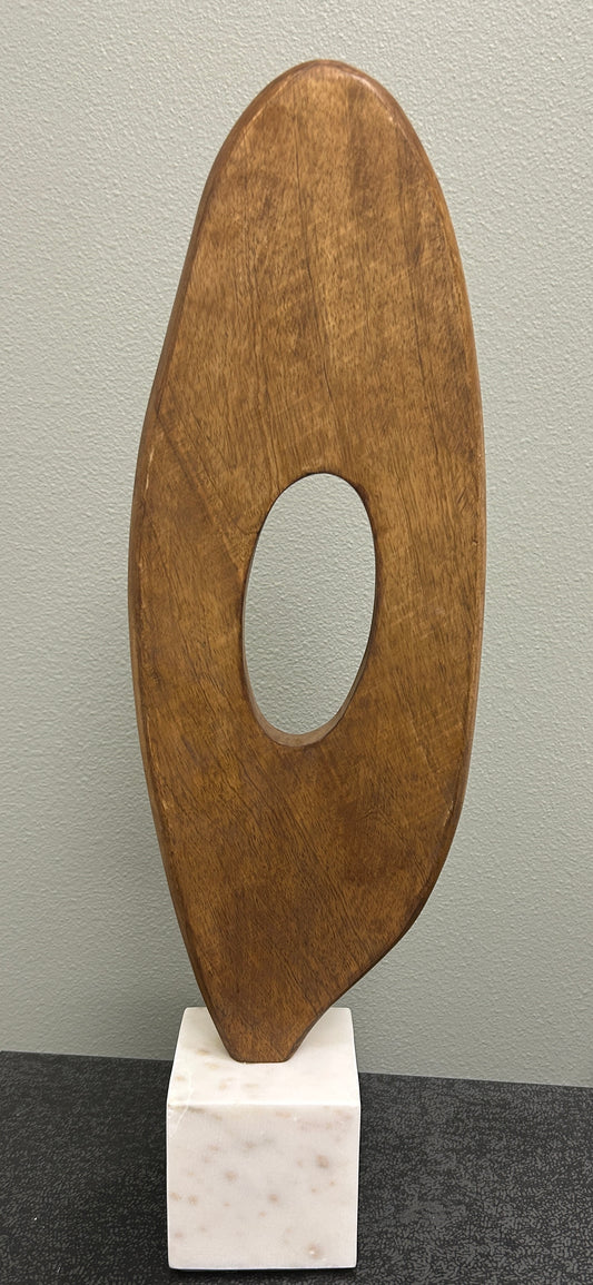 Real Marble Teak Wood Sculpture