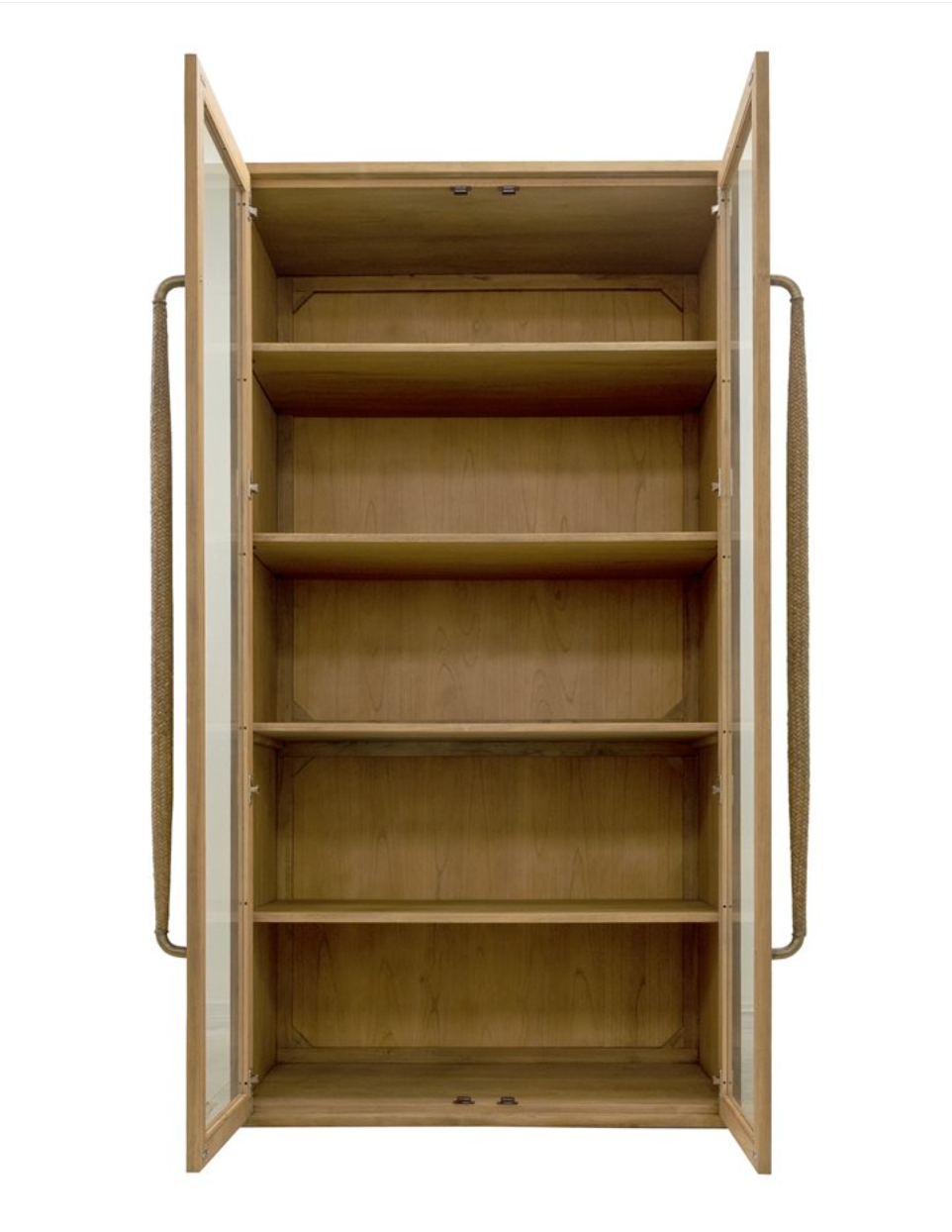 Tall Teak Exposure Cabinet