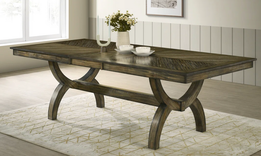 Traditional Wooden Extendable Dining Table