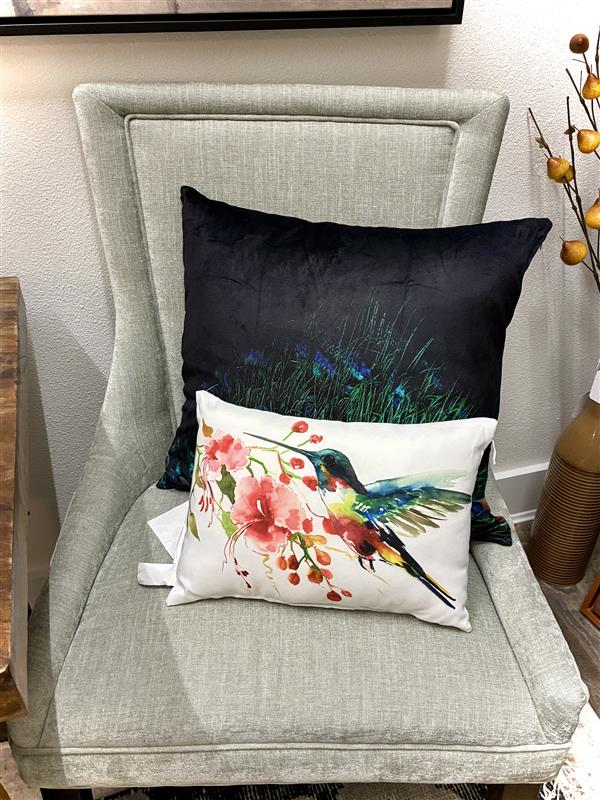 Hummingbird Accent Pillow
