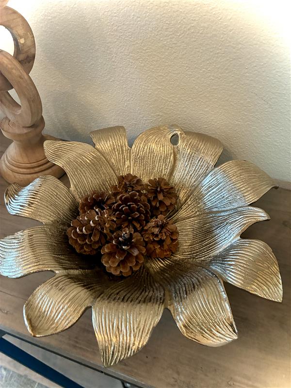 Golden Flower Bowl