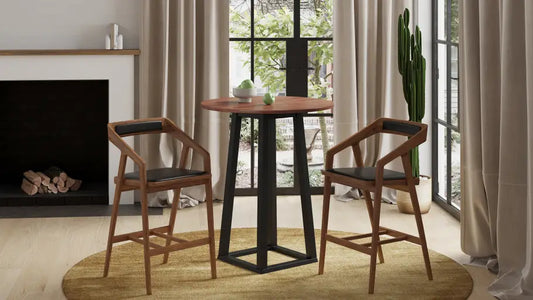 Tri-Mesa Bar Table Brown