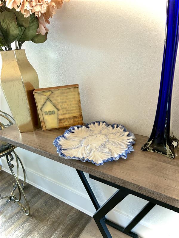Blue & White Plate