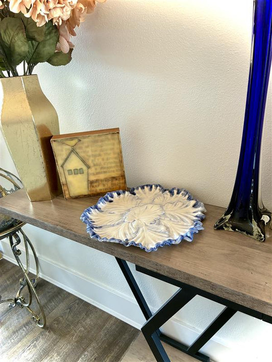 Blue & White Plate