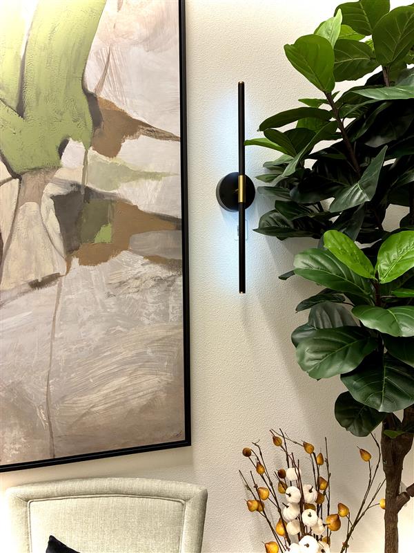 Wall Sconce Set of 2, 24 Inch Wireless Rechargeable Wall Lights with Remote Control