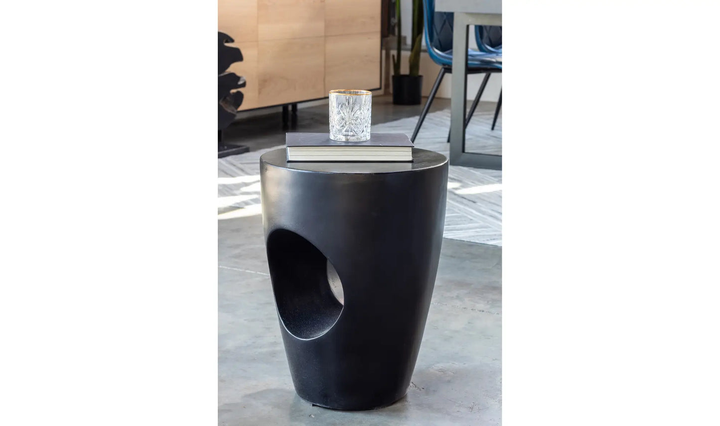 Aylard Outdoor Stool Black