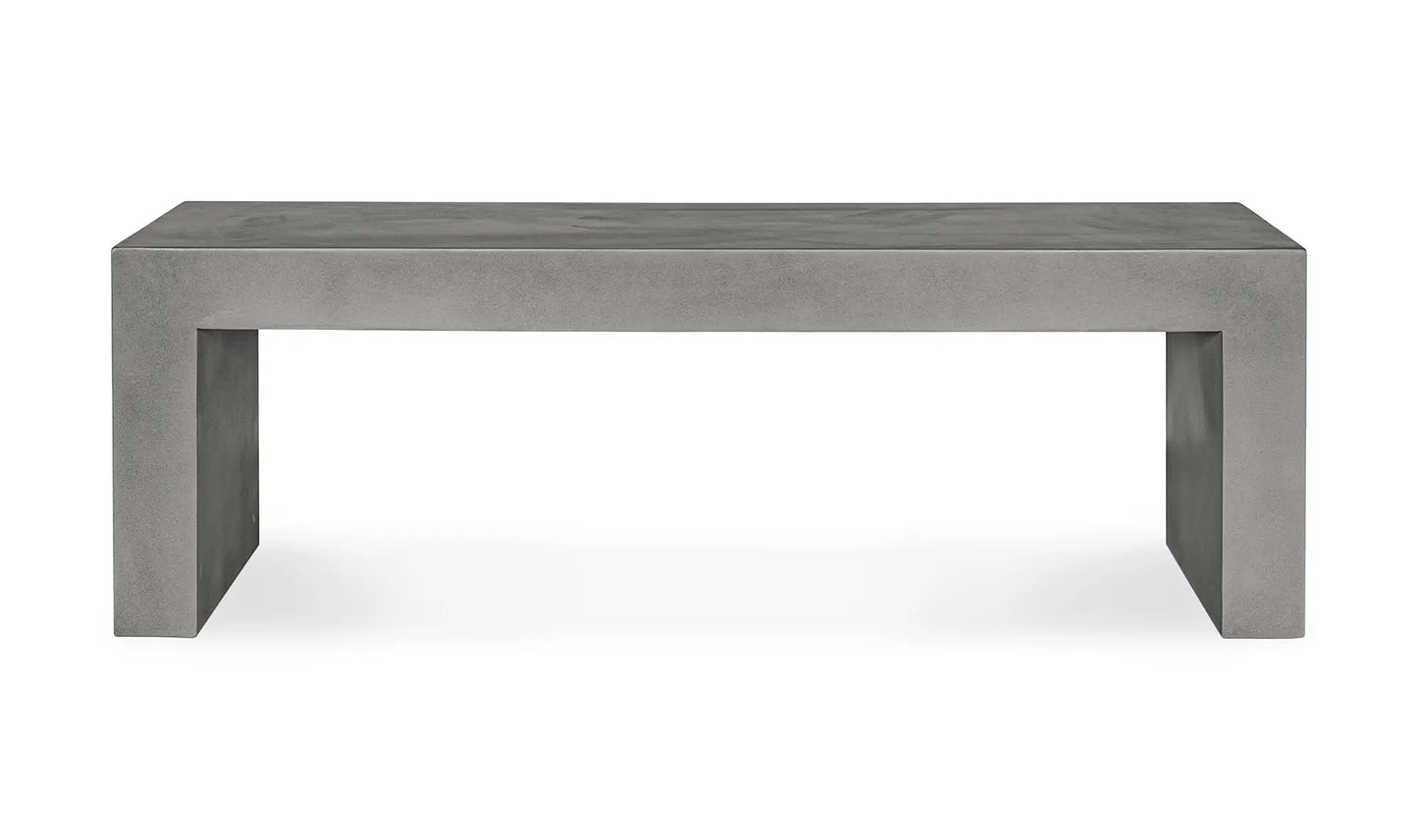 Lazarus Outdoor Bench Dark Grey