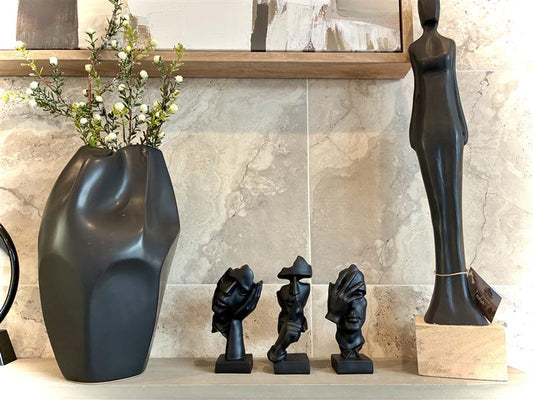 'Hear No Evil, Speak No Evil, See No Evil' Statue Set