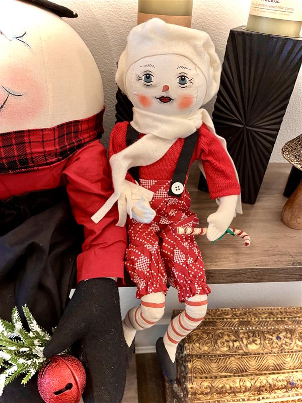 Joe Spencer - Sterling Snowman Doll