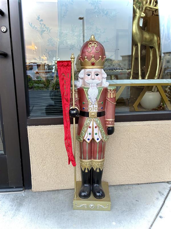 Light Up Nutcracker Statue