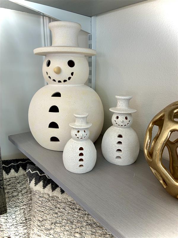 Small Snowman Lanter