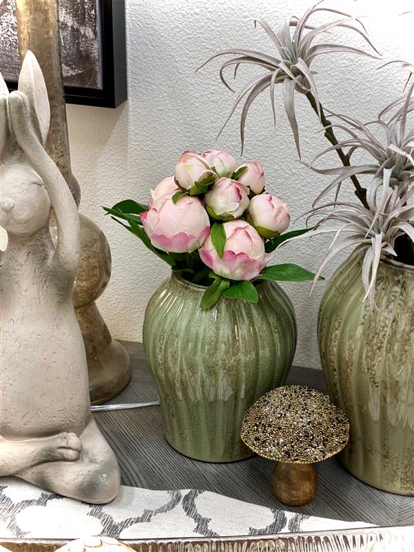 12" FRESH TOUCH PEONY BUD BUNDLE X10