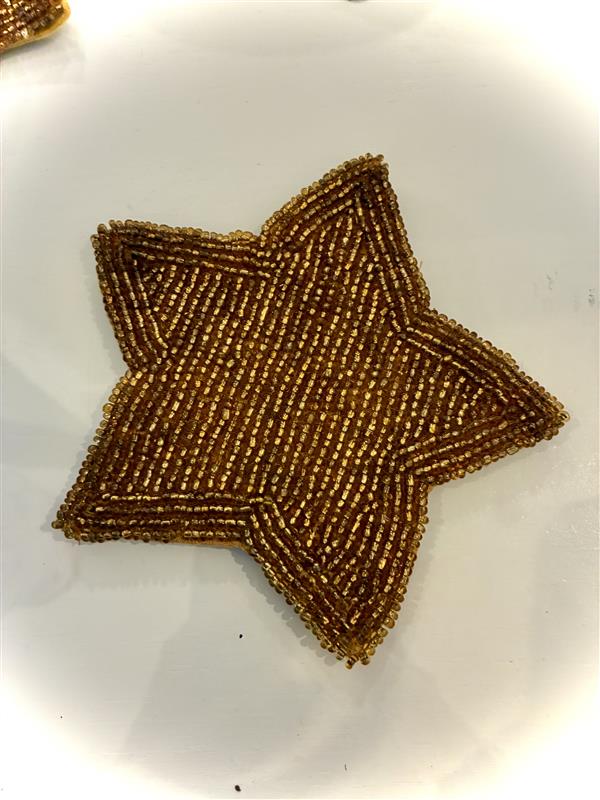 Beaded Star Coasters