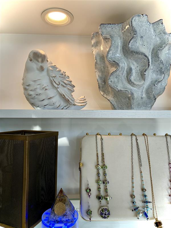 White Bird Statue