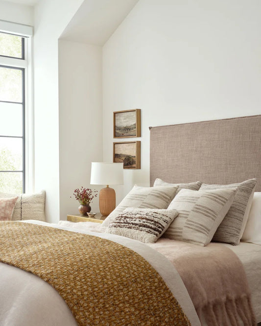 Ivory & Black Accent Pillow