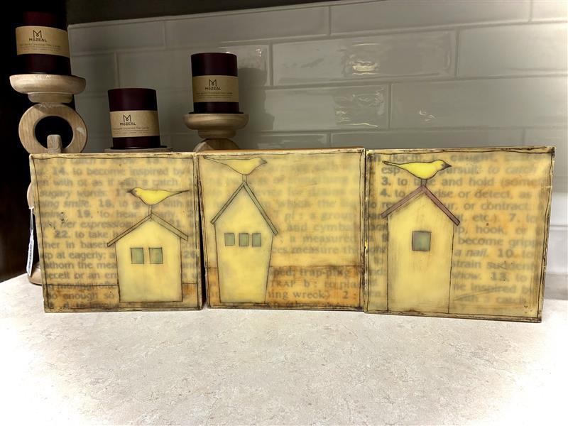 Set of 3 Original Artwork Paintings - Tim Yankosky