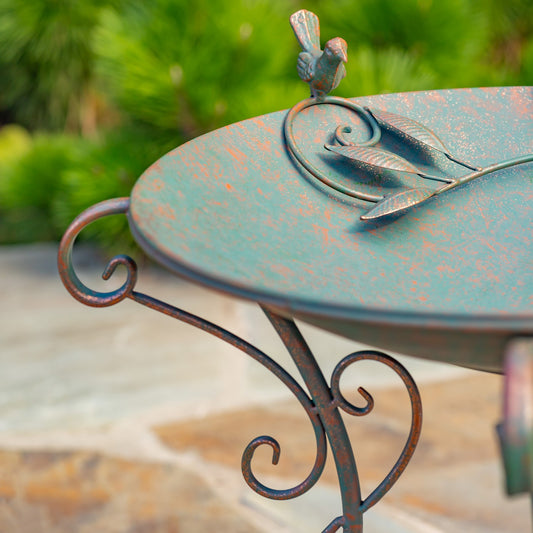 Handcrafted Birdbath