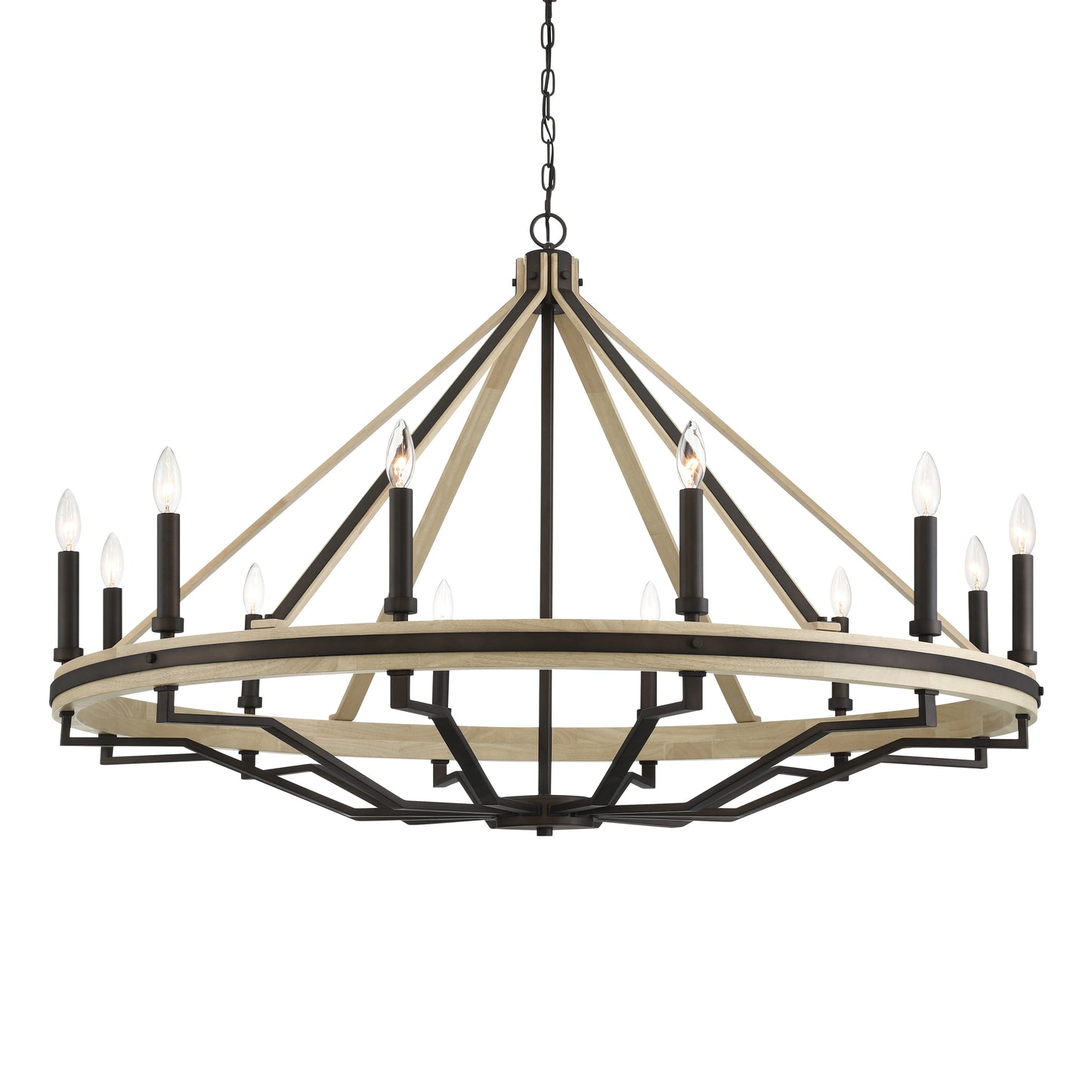 Sonoma 47.75" 12-Light Chandelier - Dark Bronze