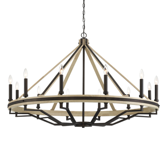 Sonoma 47.75" 12-Light Chandelier - Dark Bronze