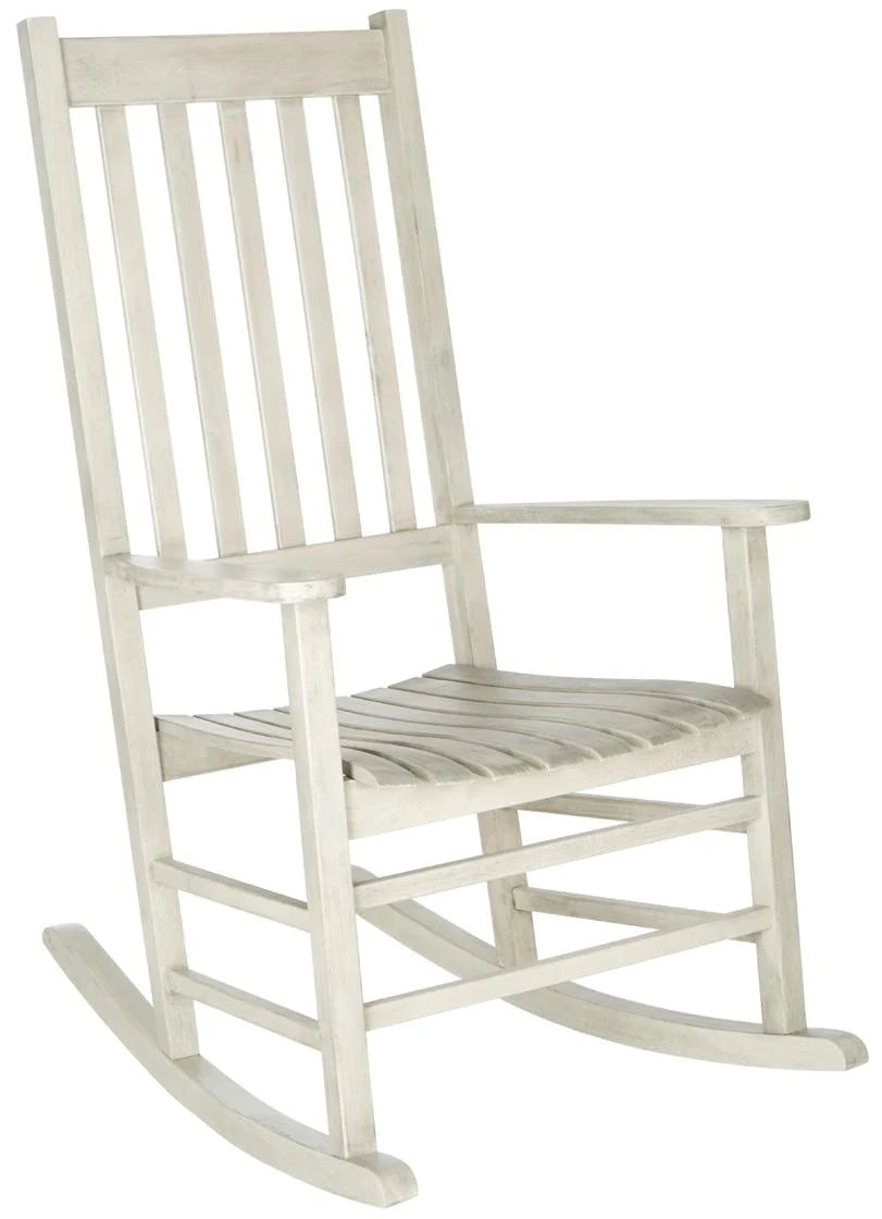 Shasta Outdoor Country Porch Rocking Chair, White Washed